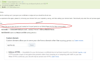 Github pages及自定义域名实现https访问