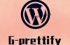 wordpress插件推荐：G-prettify前端样式分享